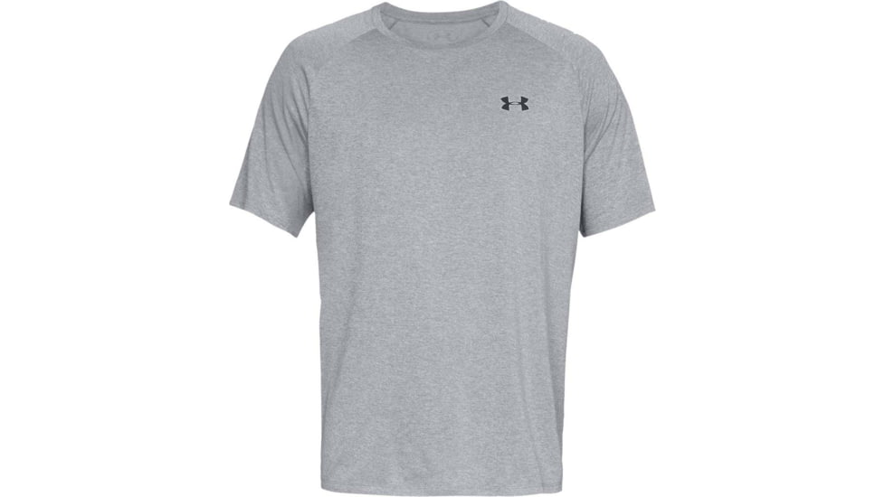 Under Armour UA Tech Short Sleeve Tee 2.0 - Mens, Steel Light Heather, 5X-Large, 13264130365X