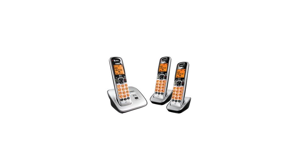 Uniden D1660 Series DECT 6.0 Cordless Phone w/ 2 Extra Handsets D1660-3