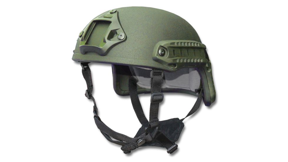 United Shield Spec Ops Delta Gen II Mid Cut Tactical Helmet, OD Green, X-Large, DMCG2GHX