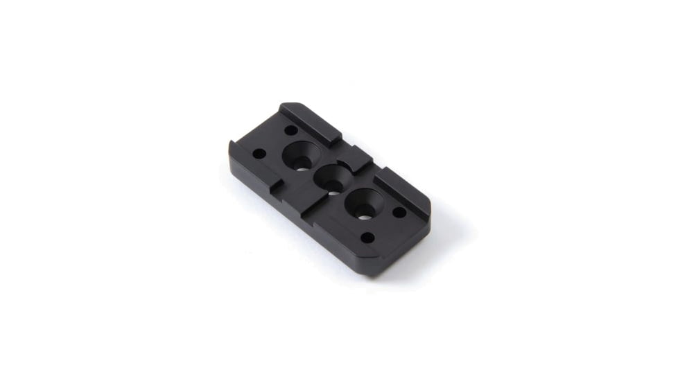 Unity Tactical LPVO Offset Optic Adapter Plate, Micro Footprint, Black, FST-SOPM