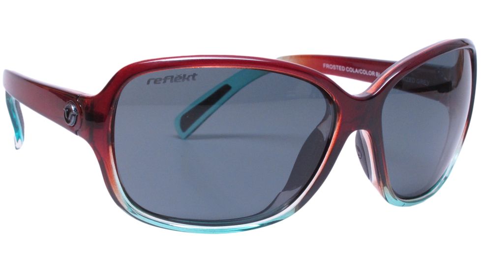 Unsinkable Lotus Sunglasses - Women's-Frosted Cola-Polarized ColorBlast Grey