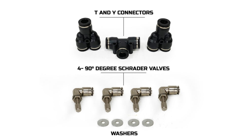 Up Down Air Gen II Air Delivery System, Toyota Tacoma, Front Engine, Black, 237-1620