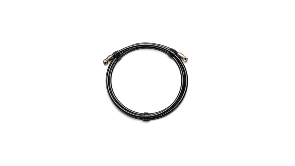 Up Down Air Hi Temp Air Brake Tubing &amp; Swivel Push To Connect Fittings, 96in Tubing, 90-degree 3/8in Fittings, 96-2112