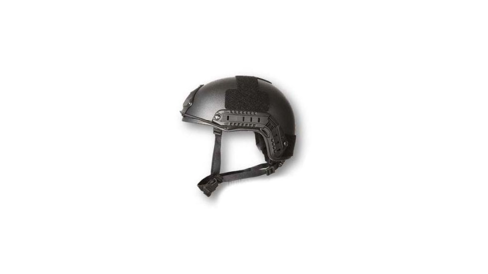 US Night Vision MICH Ballistic FAST Tactical Combat Helmet, Level IIIA, Black, Medium/Large, 000721-B