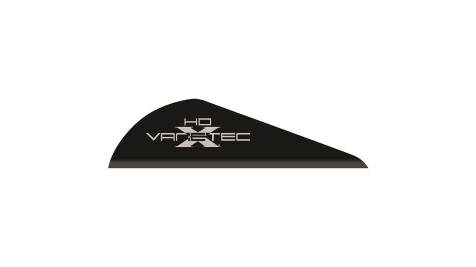 Vanetec HD Vanes 2 in, Black, Pack of 100, HD20-13