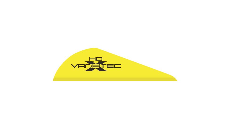 Vanetec HD Vanes Flo 2 in, Neon Yellow, Pack of 100, HD20-03