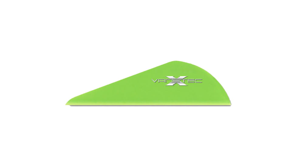 Vanetec HP Vanes 2 in, 100 Pk, Neon Green, 20-04