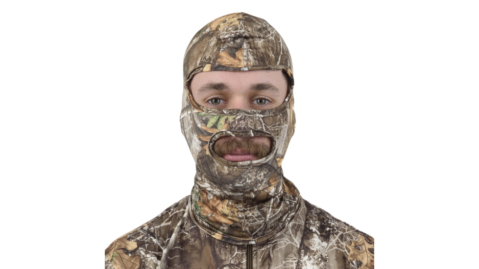 Vanish Stretch Fit Full Head Net, Spandex w/2 Holes, Realtree Edge, Full, 25376