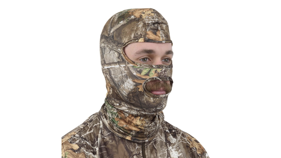 Vanish Stretch Fit Full Head Net, Spandex w/2 Holes, Realtree Edge, Full, 25376
