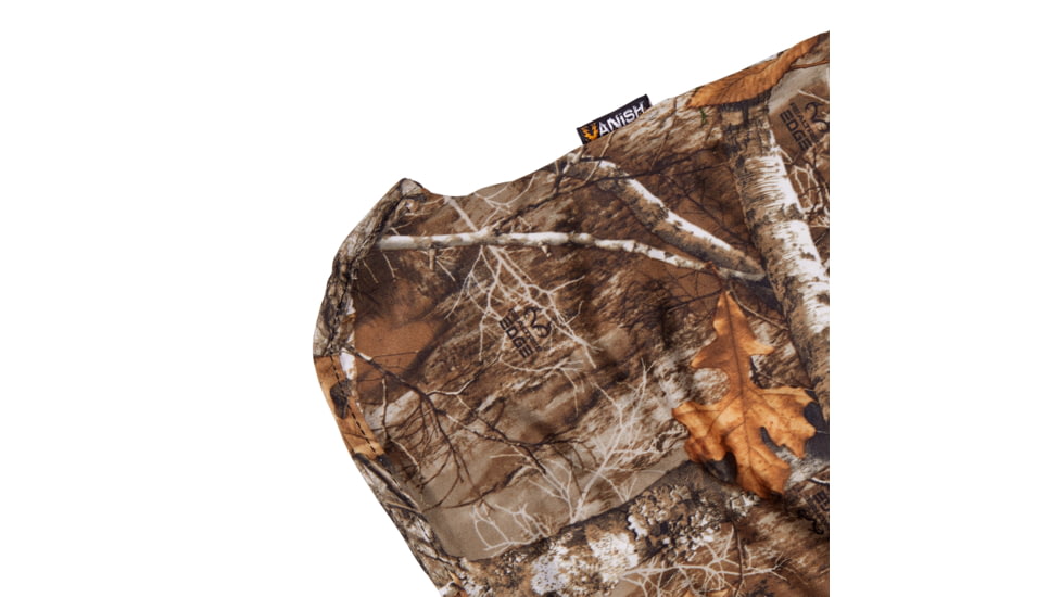 Vanish Stretch Fit Full Head Net, Spandex w/2 Holes, Realtree Edge, Full, 25376