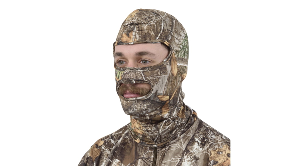 Vanish Stretch Fit Full Head Net, Spandex w/2 Holes, Realtree Edge, Full, 25376