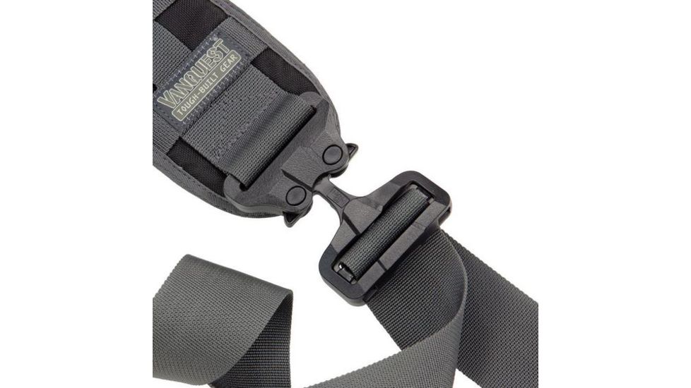 Vanquest Gear GT Cobra Sling Strap, Black/Wolf Gray Trim, Medium 018020BKWG
