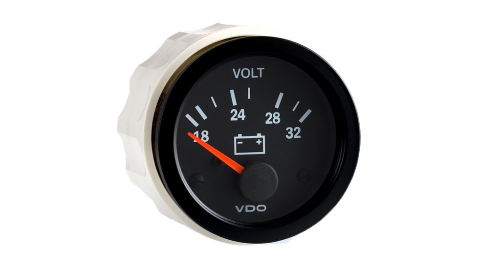 VDO Black 24V Voltmeter Vision 61628