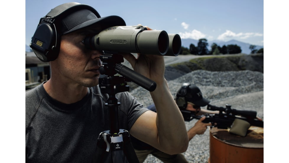VECTRONIX SHOOTING SOLUTIONS Vector X 42 12x42mm Rangefinding Binocular, MSR-DMR Reticle, 917238-DIST