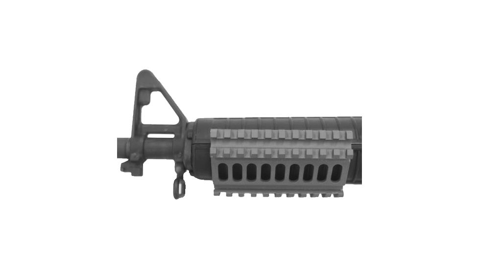 Versa-Pod US Tactical Systems MIL-STD-1913 Picatinny AR-15 Tri-Rail Mount, Aluminum, Black, 150-823