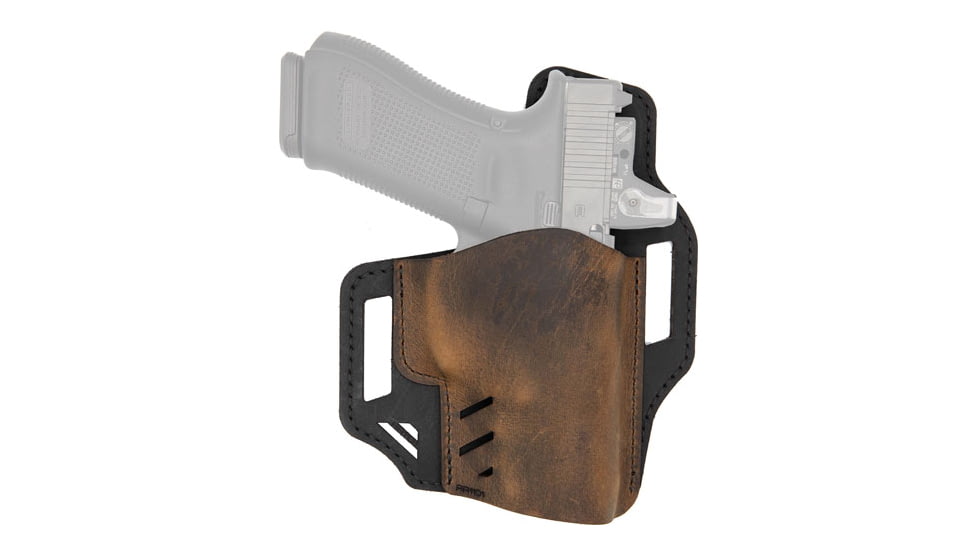 Versacarry Rough Rider OWB Holster, Right Hand, Size 1, Brown, RR1101