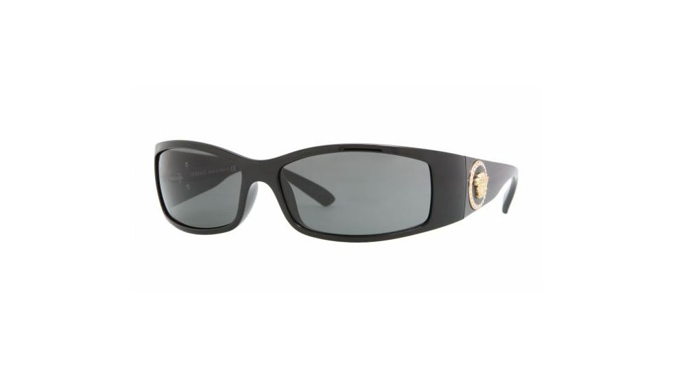 Versace VE4205B Progressive Sunglasses - Black Gray Frame / 61 mm Prescription Lenses, GB1-87-6115