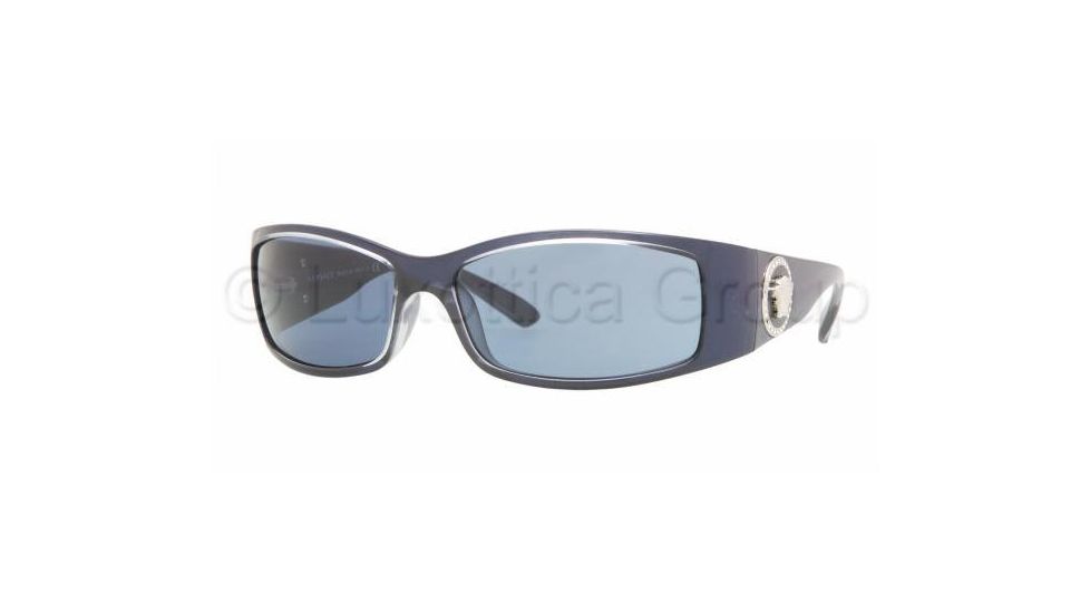 Versace VE4205B Progressive Sunglasses - Crystal/Blue/Black Blue Frame / 61 mm Prescription Lenses, 918-80-6115