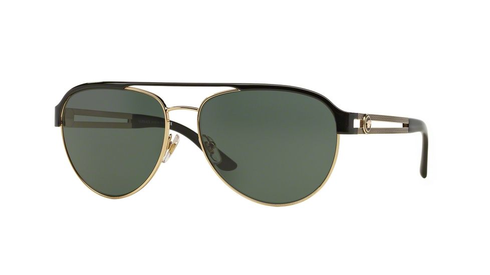 Versace VE2165 Bifocal Prescription Sunglasses VE2165-136671-58 - Lens Diameter 58 mm, Frame Color Pale Gold/Black