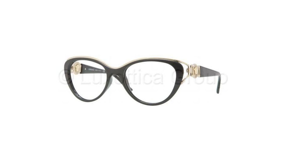 Versace VE3167 Eyeglass Frames GB1-5317 - Black Frame