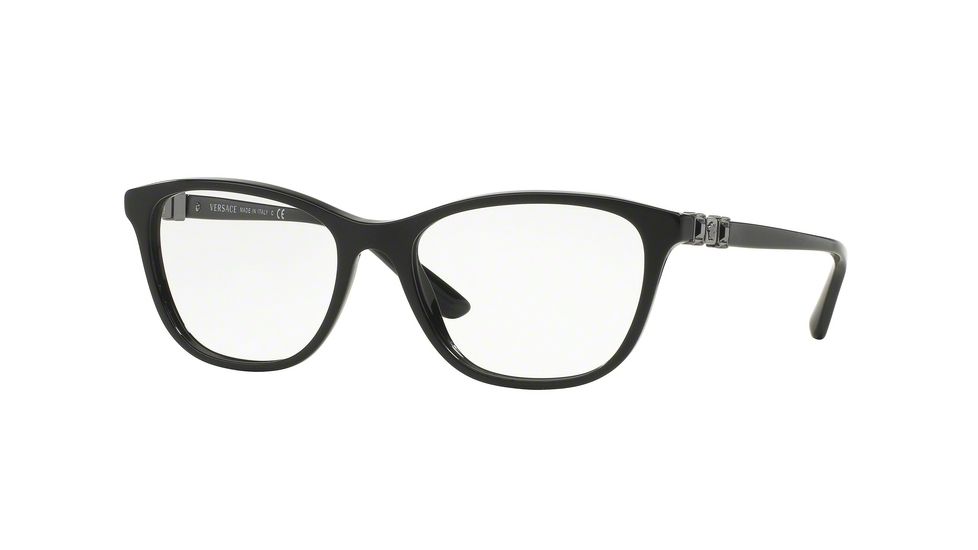 Versace VE3213B Eyeglass Frames 5114-52 - Black Frame