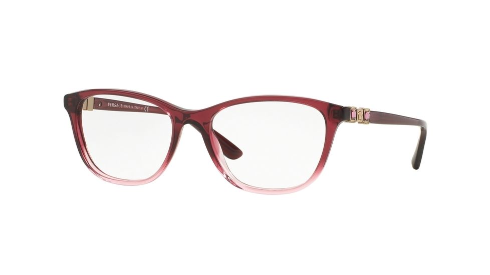 Versace VE3213B Eyeglass Frames 5151-52 - Tr Marc/tr Pink Frame