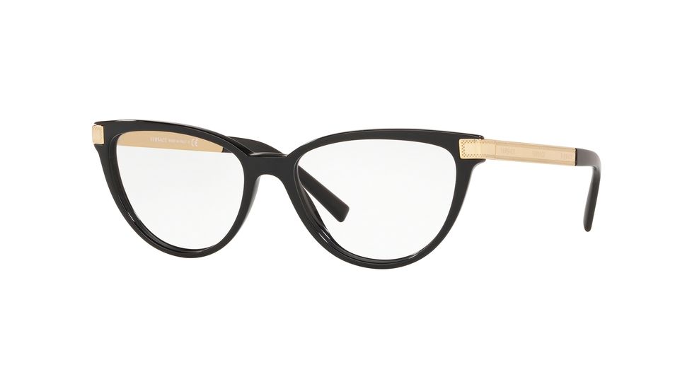 Versace VE3271A Eyeglass Frames GB1-54 - Black