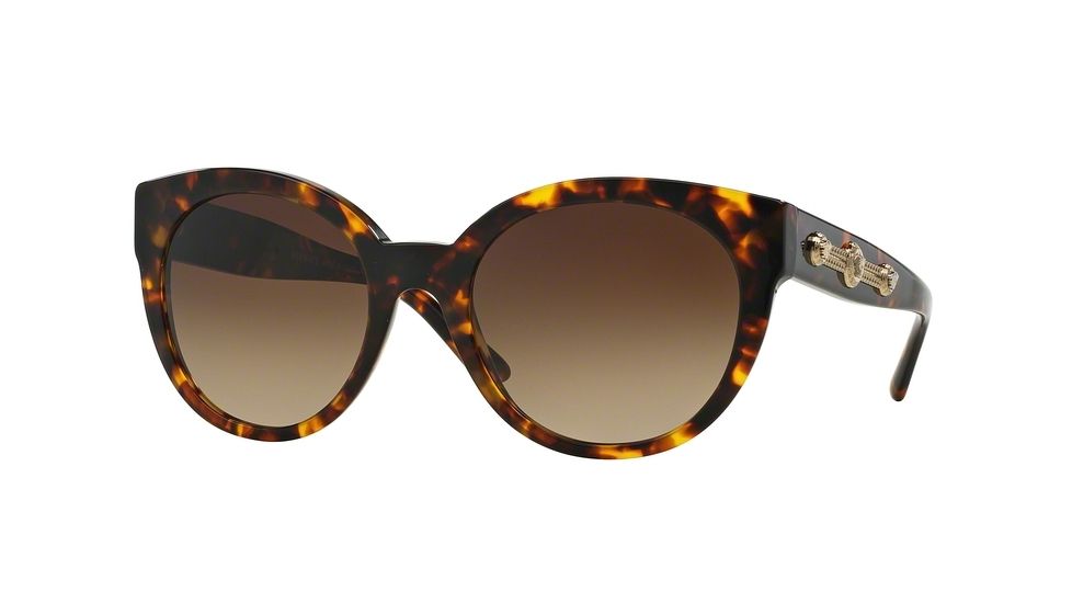 Versace VE4294 Sunglasses 514813-56 - Havana Frame, Brown Gradient Lenses