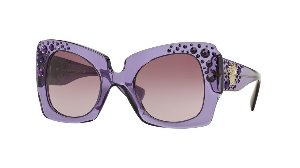 Versace VE4308B Bifocal Prescription Sunglasses VE4308B-51608H-52 - Lens Diameter 52 mm, Frame Color Transparent Violet