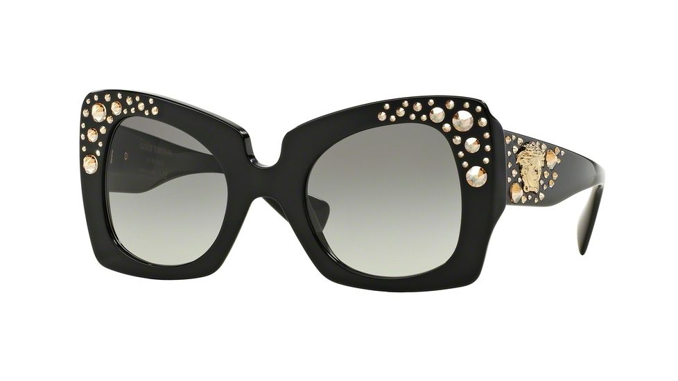 Versace VE4308B Bifocal Prescription Sunglasses VE4308B-K00111-52 - Lens Diameter 52 mm, Frame Color Black Gold Edition
