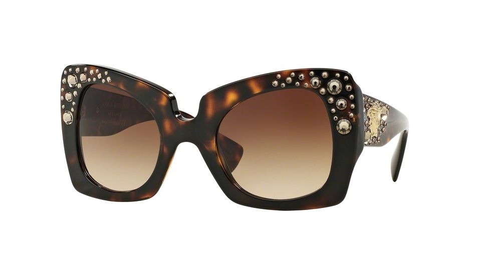 Versace VE4308B Bifocal Prescription Sunglasses VE4308B-K00213-52 - Lens Diameter 52 mm, Frame Color Havana Gold Edition