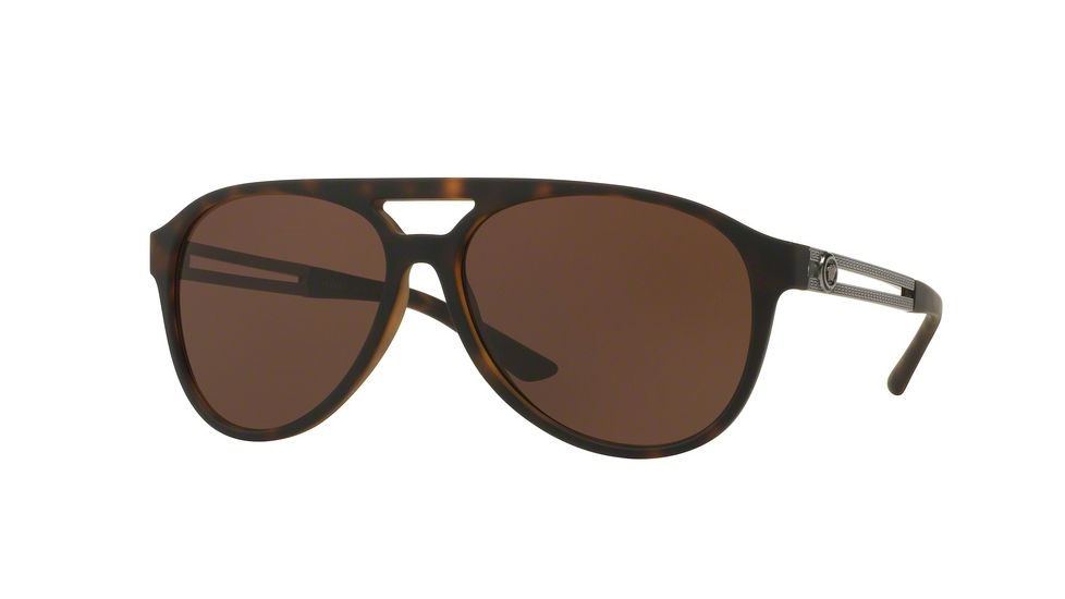 Versace VE4312 Bifocal Prescription Sunglasses VE4312-517473-60 - Lens Diameter 60 mm, Frame Color Havana Rubber