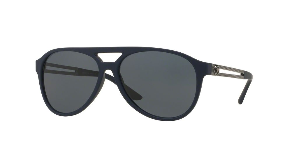 Versace VE4312 Bifocal Prescription Sunglasses VE4312-517687-60 - Lens Diameter 60 mm, Frame Color Blue Rubber