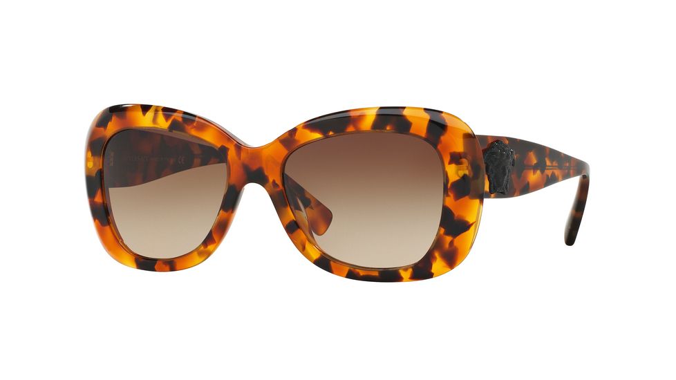 Versace VE4317 Bifocal Prescription Sunglasses VE4317-260-13-54 - Lens Diameter 54 mm, Frame Color Light Havana