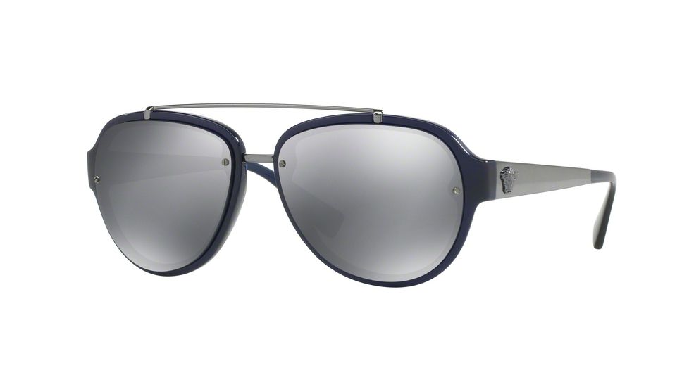 Versace VE4327 Bifocal Prescription Sunglasses VE4327-106-6G-57 - Lens Diameter 57 mm, Frame Color Blue