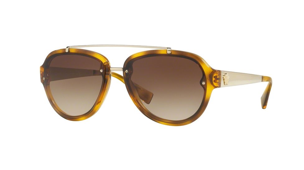 Versace VE4327 Bifocal Prescription Sunglasses VE4327-967-13-57 - Lens Diameter 57 mm, Frame Color Havana