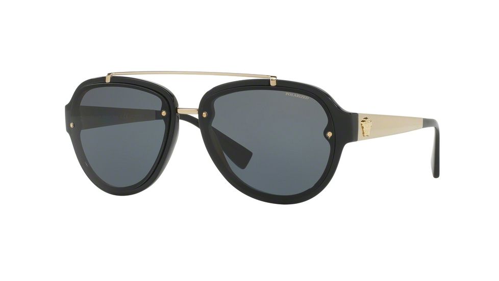 Versace VE4327 Bifocal Prescription Sunglasses VE4327-GB1-81-57 - Lens Diameter 57 mm, Frame Color Black