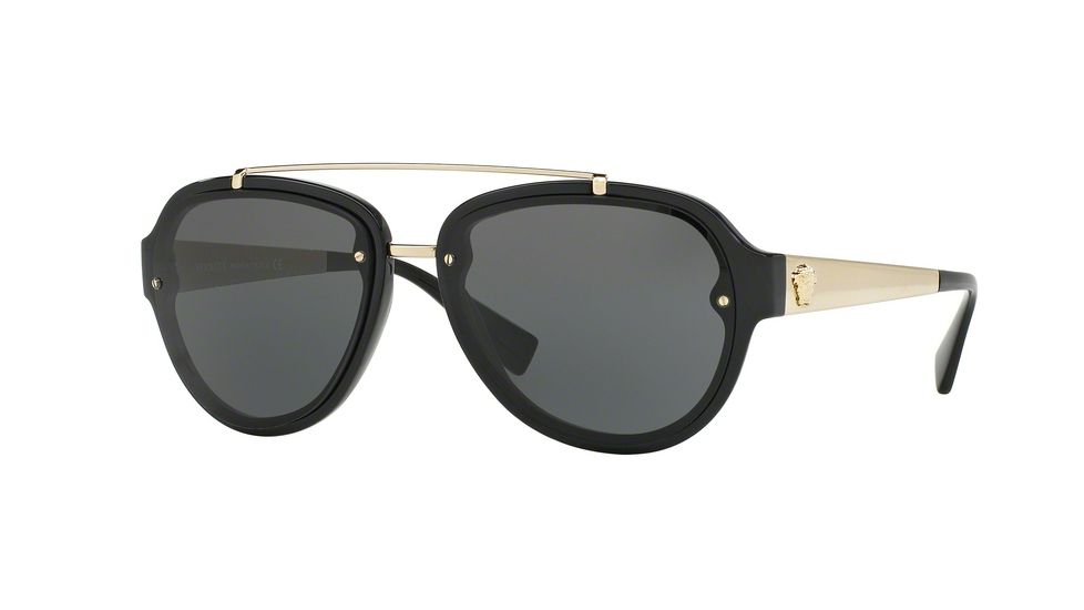 Versace VE4327 Bifocal Prescription Sunglasses VE4327-GB1-87-57 - Lens Diameter 57 mm, Frame Color Black