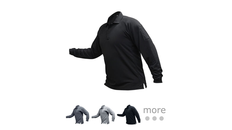 Vertx Coldblack Long Sleeve Polo - Men's, Black, Grey, Light Grey, Navy, Red, Spruce Green
