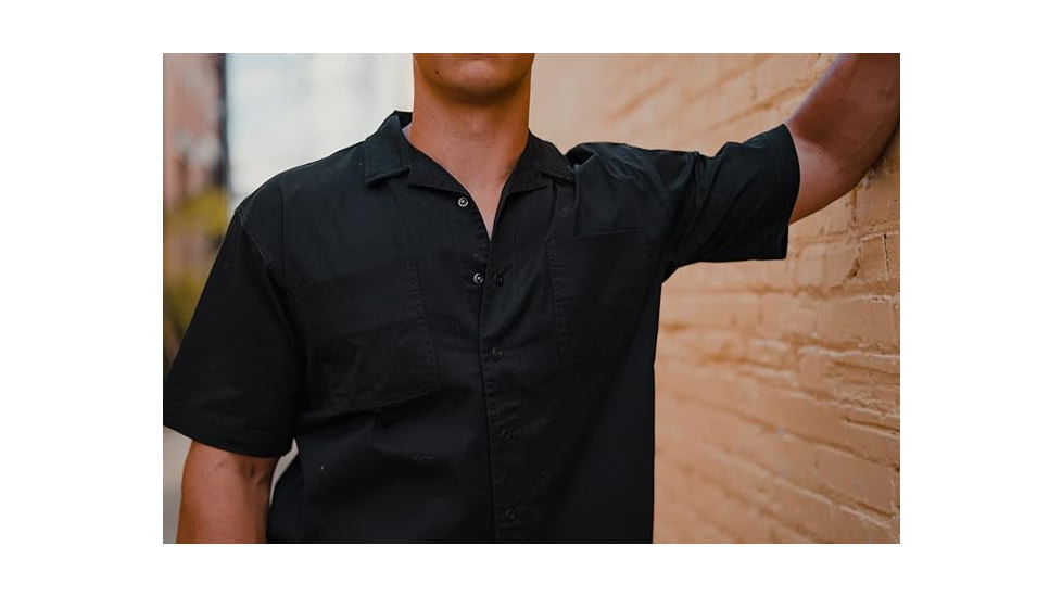 Vertx Dadeland CCW Short Sleeve Shirt - Mens, Guillotine Black, Small, VTX1510GUBKSMALL