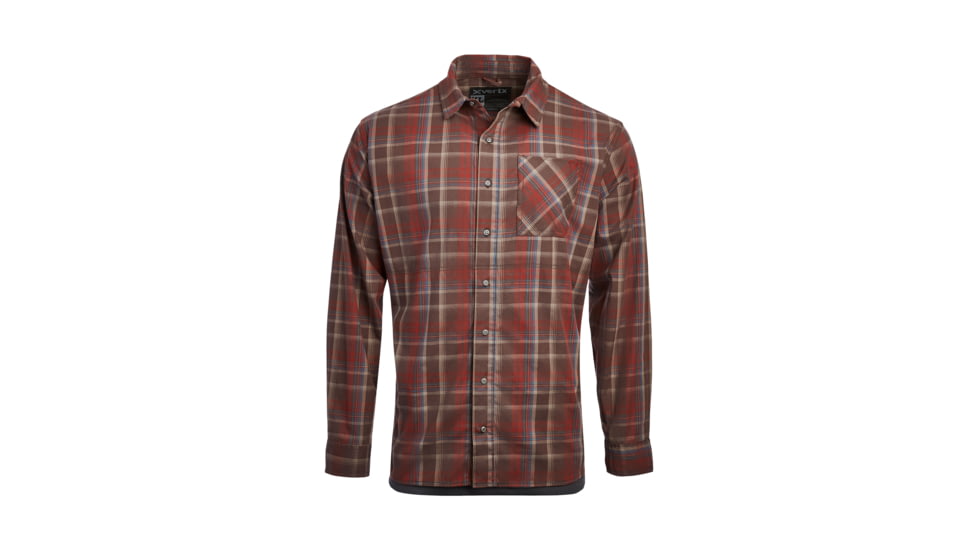 Vertx Guardian Stretch Long Sleeve Shirt - Mens, Vineyard Plaid, Medium/Regular, 1442 VYP Medium