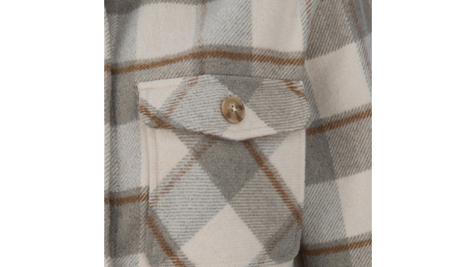 Vertx Lena Long Sleeve Shirt Jacket - Womens, River Stone Plaid, Large, F1 VTX7039 RVSTP LARGE N/A