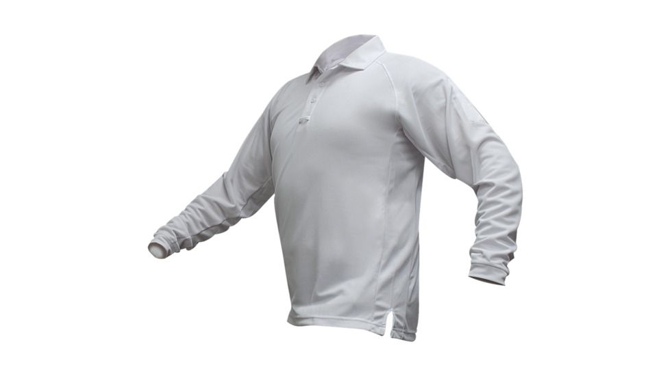 Vertx Coldblack Long Sleeve Polo - Men's, Medium, Tall, White, F1 VTX4020PT WH MEDIUM