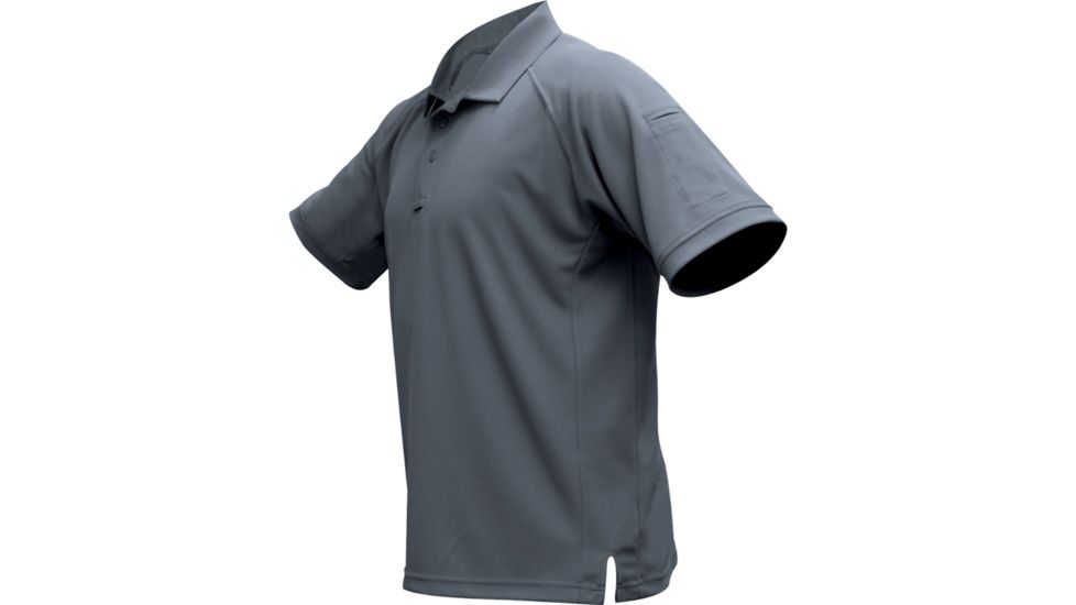 Vertx Coldblack Short Sleeve Polo - Men's, Extra Large, Long, Grey, F1 VTX4000PT GY XLARGE