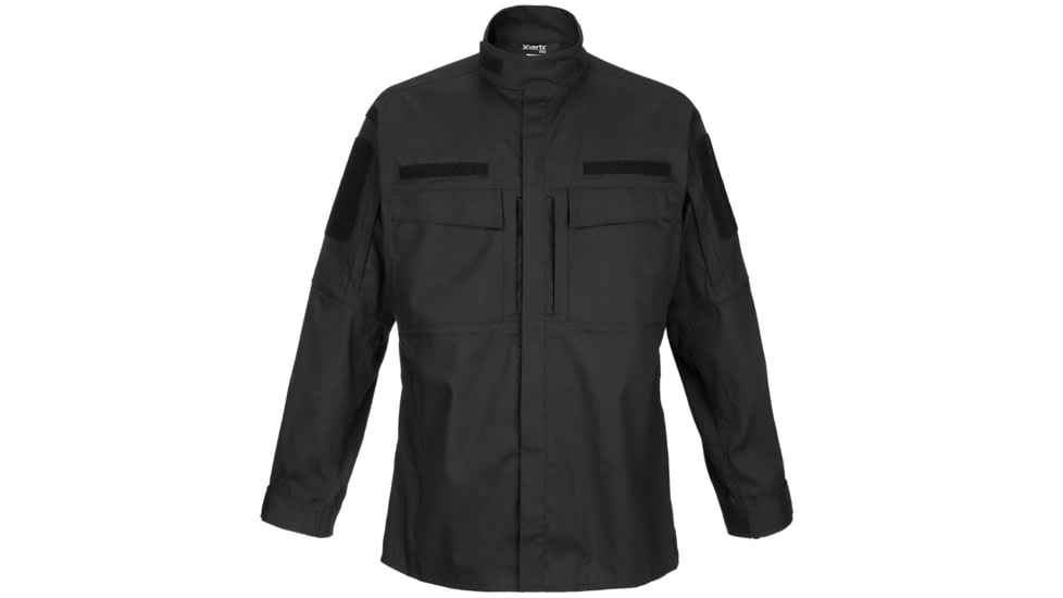 Vertx Recon Flex Garrison Shirt - Long Sleeve - Mens, Black, 3Xl Long, F1 VTX1920 BK 3XL LONG