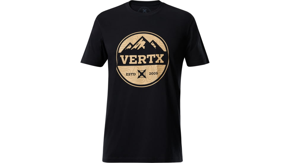 Vertx Tri-Peak Tee T-Shirt - Mens, Grey, Small, F1 VTX9037 NA SMALL