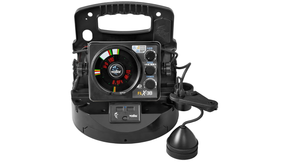 Vexilar FLX-38 BB Pro Pack ELITE w/ Broad Band Ice-Ducer, Lithium Battery, Black, Regular, PPEL38BB