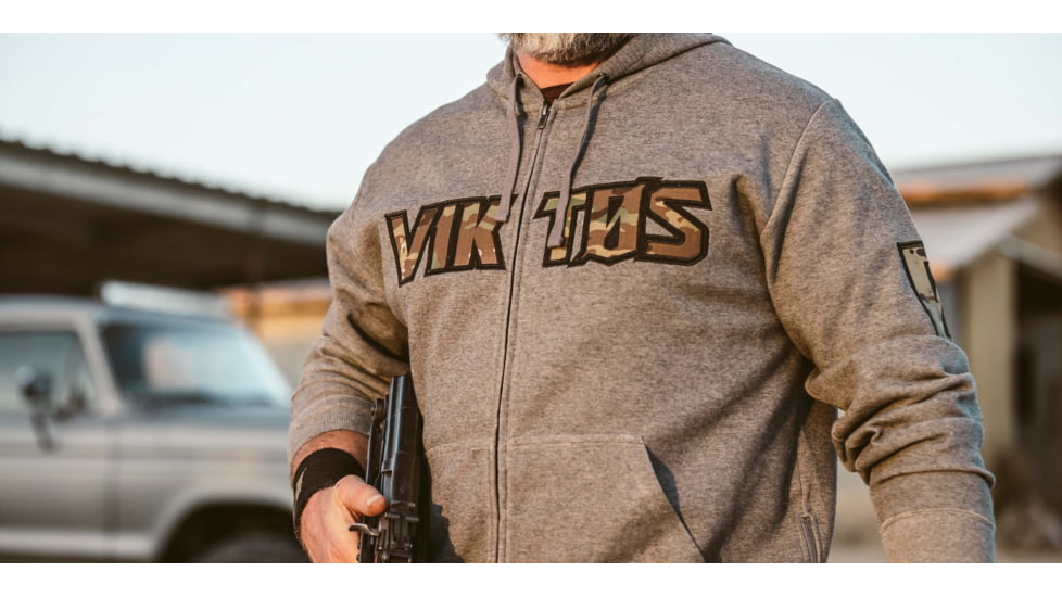 Viktos Gunvent Multicam Hoodie - Mens, Athletic Heather, XL, 1701805