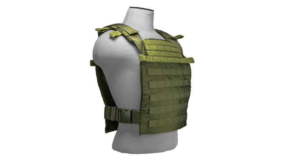 Vism By Ncstar Fast Plate Carrier for 11x14in Plates, Green, CVPCFL2995G