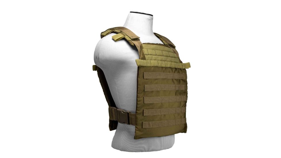 Vism By Ncstar Fast Plate Carrier for 11x14in Plates, Tan, CVPCFL2995T